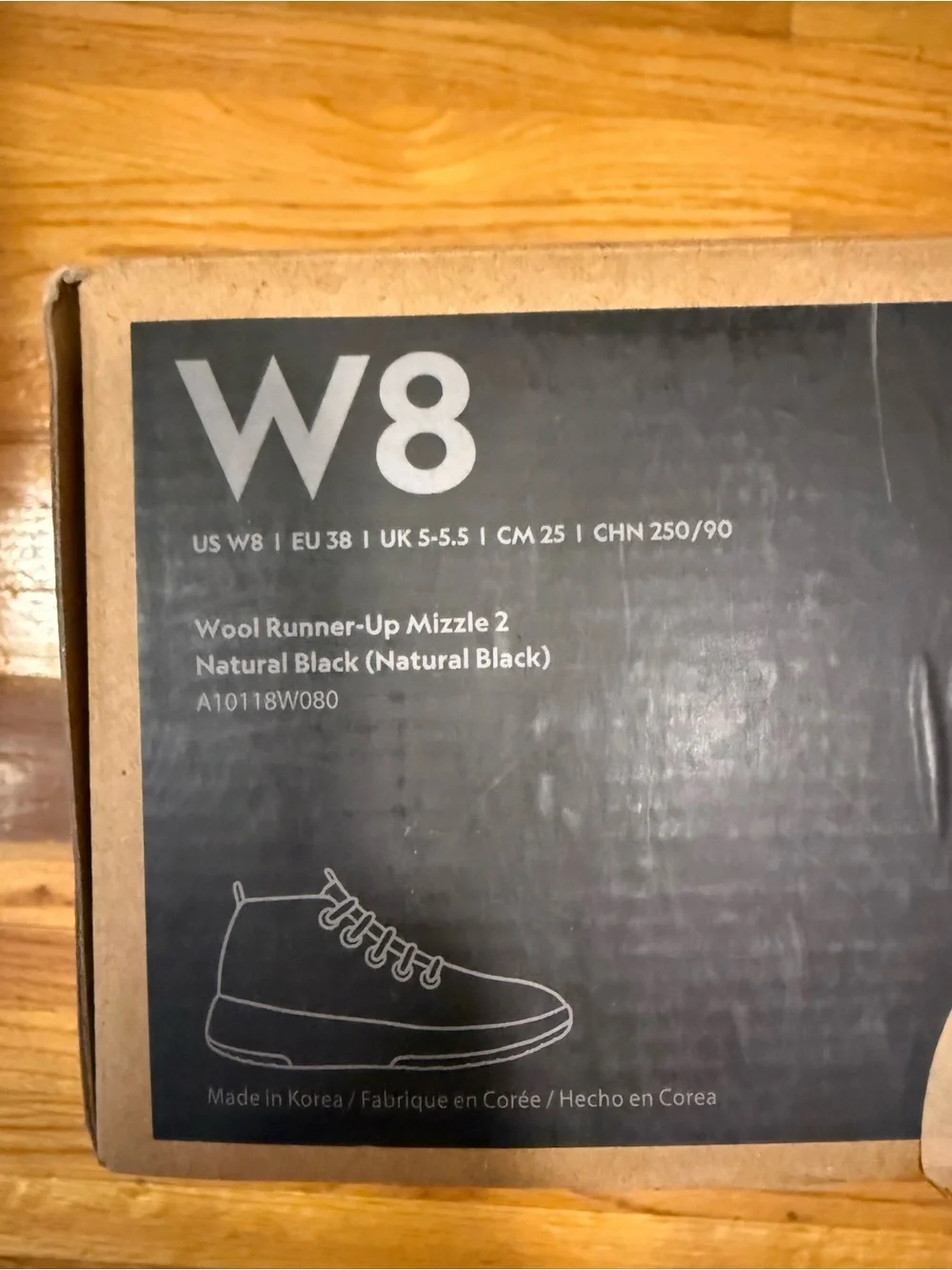 Allbirds Wool Runner-Up Mizzle 2 in Natural Black